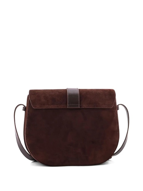 STAUD Bella Saddle flap closure crossbody bag - Brown - zdjęcie produktu nr 1
