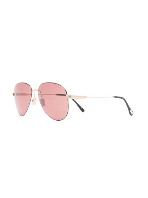 TOM FORD Eyewear pilot frame sunglasses - Gold - zdjęcie produktu nr 2