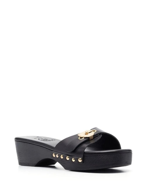 Ancient Greek Sandals Omia single-strap clog sandals - Black - zdjęcie produktu nr 2