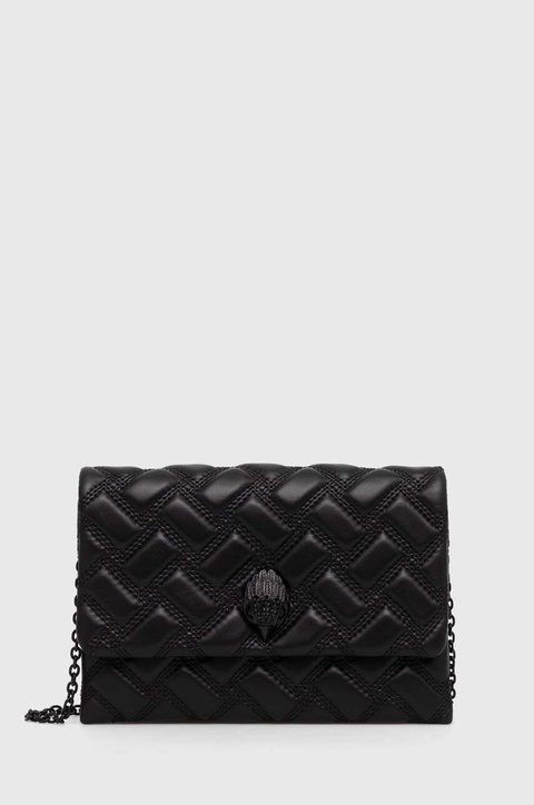Kurt Geiger London torebka skórzana kolor czarny - zdjęcie produktu nr 1