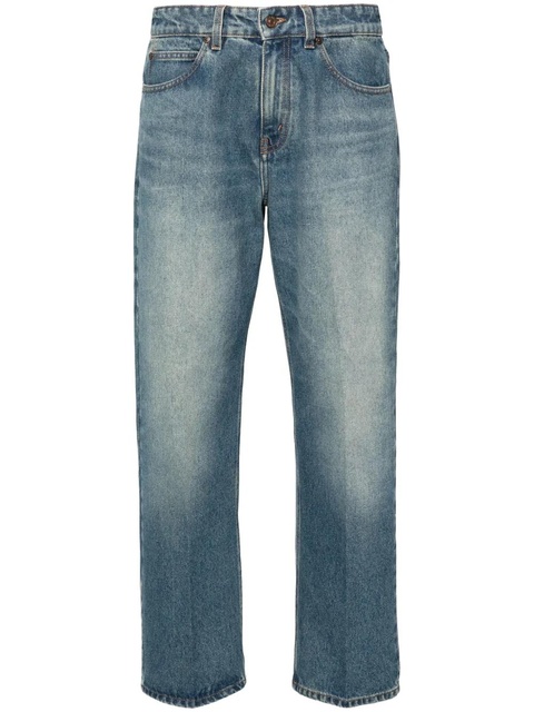 Victoria Beckham mid-rise straight-leg jeans - Blue - zdjęcie produktu nr 1