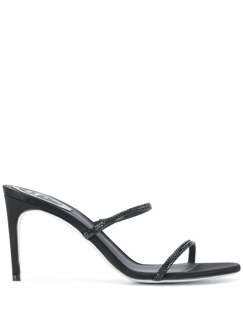 René Caovilla two-strap sandals - Black - zdjęcie produktu nr 1