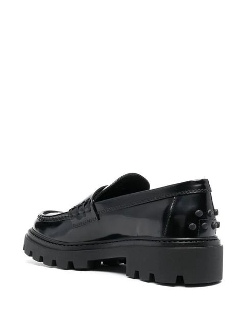 Tod's penny-slot leather loafers - Black - zdjęcie produktu nr 2