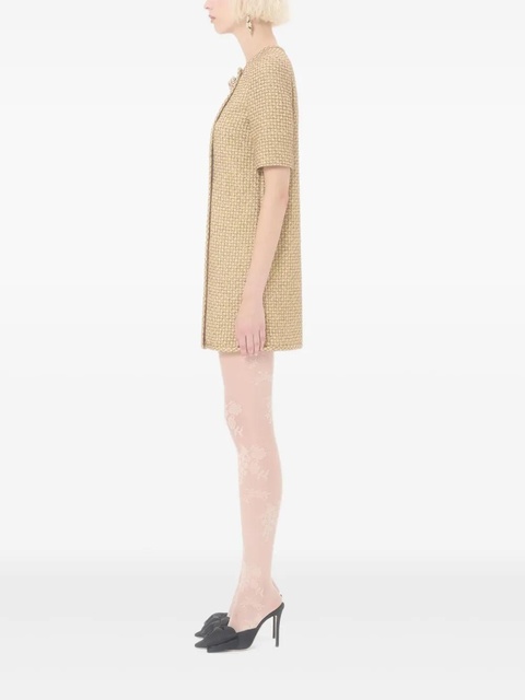 Valentino Garavani lurex tweed mini dress - Neutrals - zdjęcie produktu nr 2