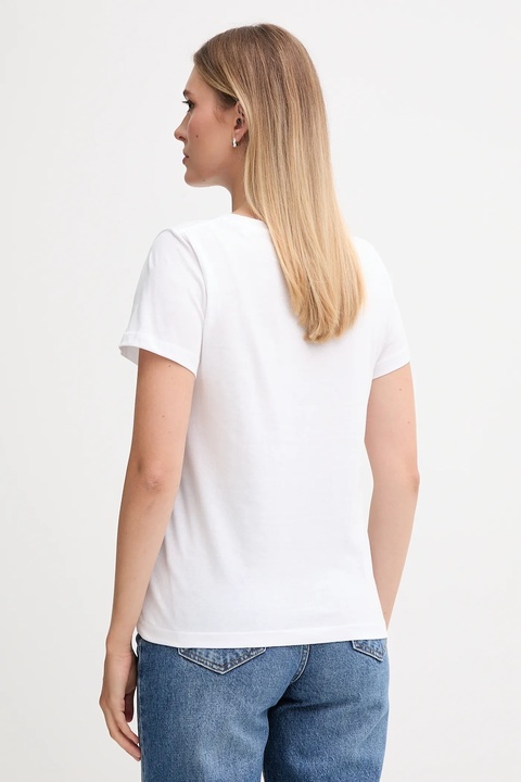 Pepe Jeans t-shirt bawełniany damski kolor biały PL5000046 - zdjęcie produktu nr 2