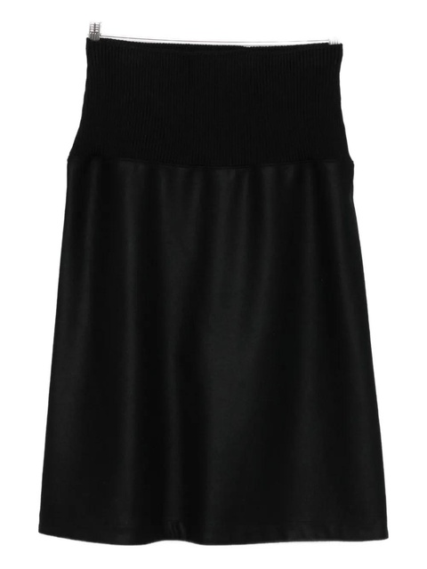 Jil Sander ribbed midi skirt - Black - zdjęcie produktu nr 1