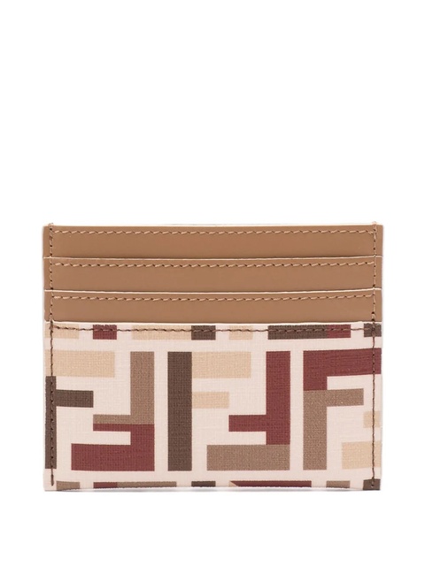 FENDI FF-motif cardholder - Neutrals - zdjęcie produktu nr 1