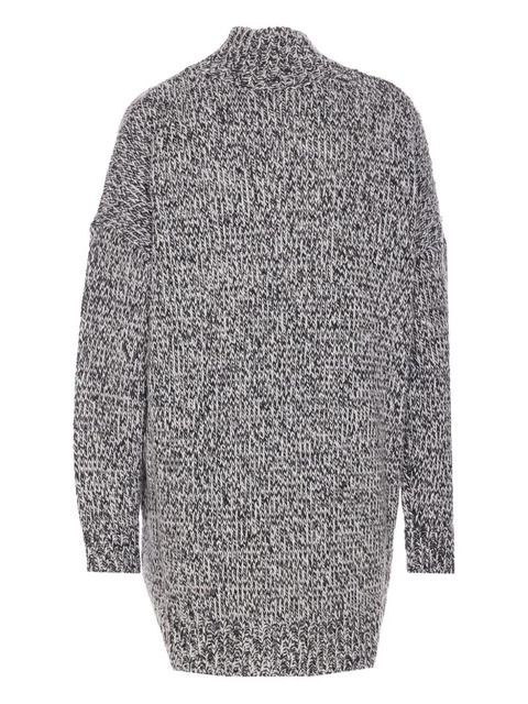Essentiel Antwerp high-neck fringe-detail sweater - Black - zdjęcie produktu nr 1
