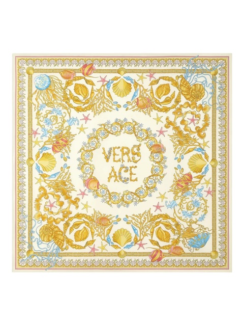 Versace Underwater Barocco patterned scarf - Neutrals - zdjęcie produktu nr 2