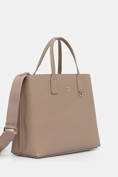 Tommy Hilfiger torebka kolor beżowy AW0AW17463 - zdjęcie produktu nr 2