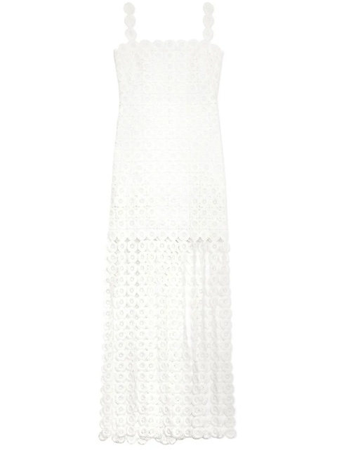 Simkhai fringe-detail sleeveless dress - White - zdjęcie produktu nr 1