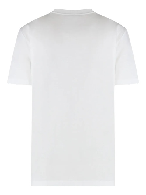 Prada logo-plaque crew-neck T-shirt - White - zdjęcie produktu nr 2