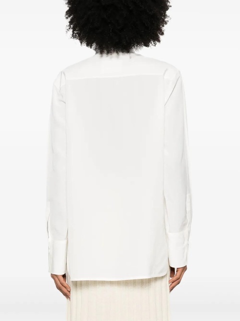 Jil Sander pussy-bow shirt - White - zdjęcie produktu nr 2