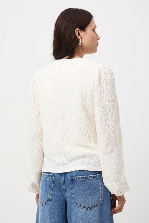 Medicine longsleeve damski kolor beżowy - zdjęcie produktu nr 2