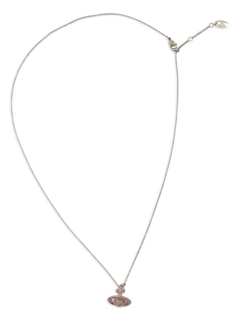 Vivienne Westwood crystal-embellished Orb necklace - Silver - zdjęcie produktu nr 2