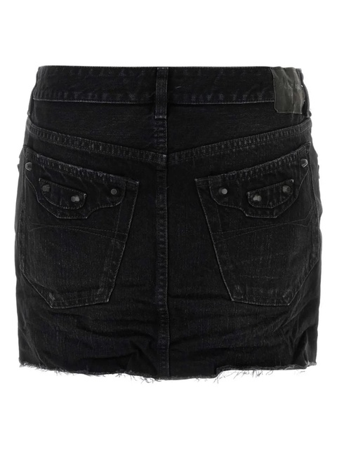 Balenciaga denim mini skirt - Black - zdjęcie produktu nr 2