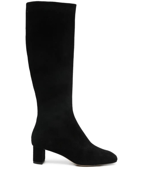 Aeyde 45mm suede boots - Black - zdjęcie produktu nr 1