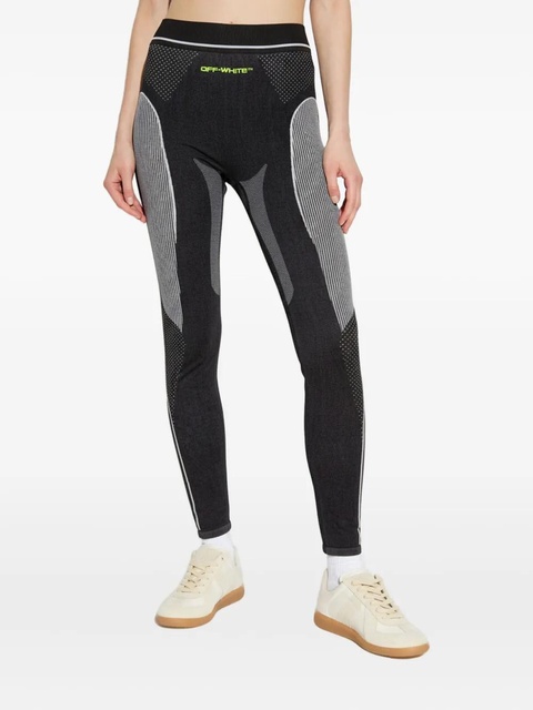 Off-White striped panelled trousers - Black - zdjęcie produktu nr 2