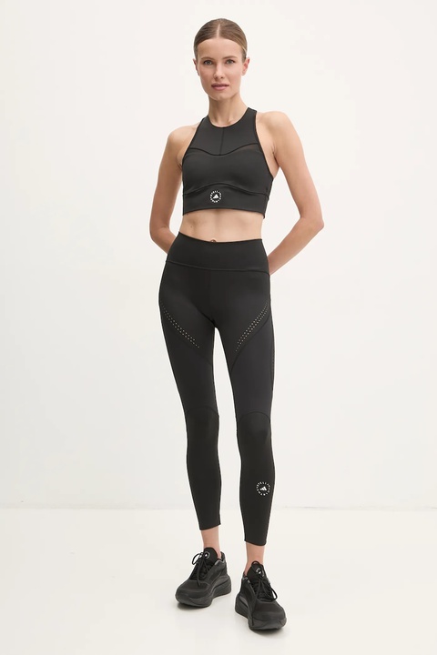 adidas by Stella McCartney legginsy treningowe TruePurpose kolor czarny gładkie JI6527 - zdjęcie produktu nr 2
