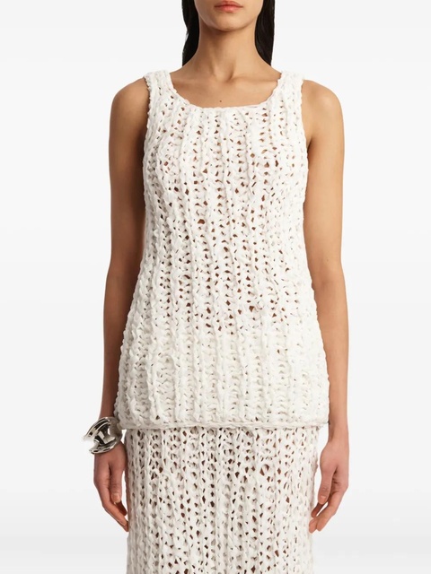 KHAITE knitted evita top - Neutrals - zdjęcie produktu nr 2