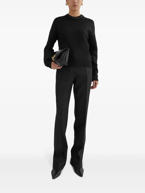 Jil Sander embroidered jumper - Black - zdjęcie produktu nr 2