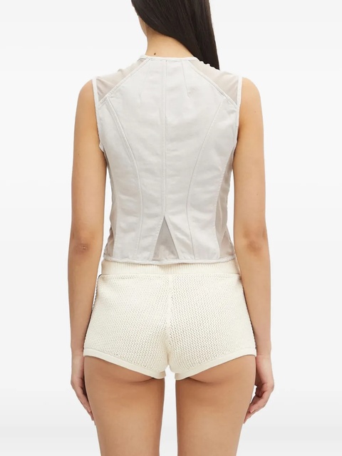 OUR LEGACY panelled sleeveless vest - Neutrals - zdjęcie produktu nr 2
