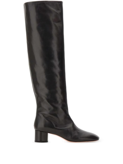 Aeyde 45mm Willa leather boots - Black - zdjęcie produktu nr 1