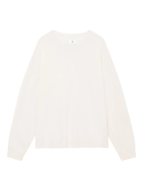ANINE BING Lee crew-neck cashmere sweater - Neutrals - zdjęcie produktu nr 1