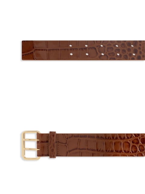 ANINE BING leather belt - Brown - zdjęcie produktu nr 2