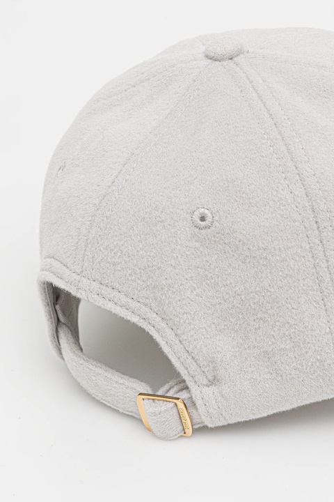 Tommy Hilfiger czapka z daszkiem wełniana kolor szary AW0AW17773 - zdjęcie produktu nr 2