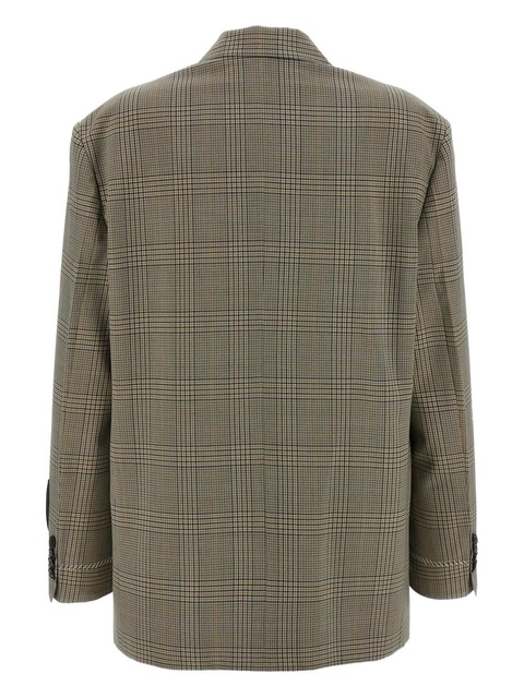 Marni Prince of Wales-check blazer - Neutrals - zdjęcie produktu nr 2