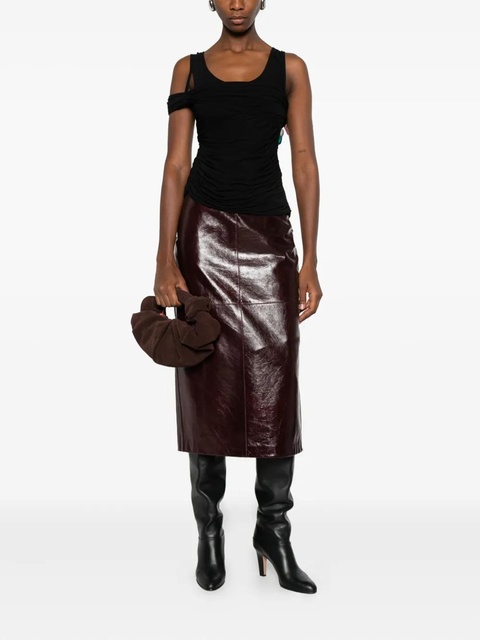 Christopher Esber draped asymmetric top - Black - zdjęcie produktu nr 2