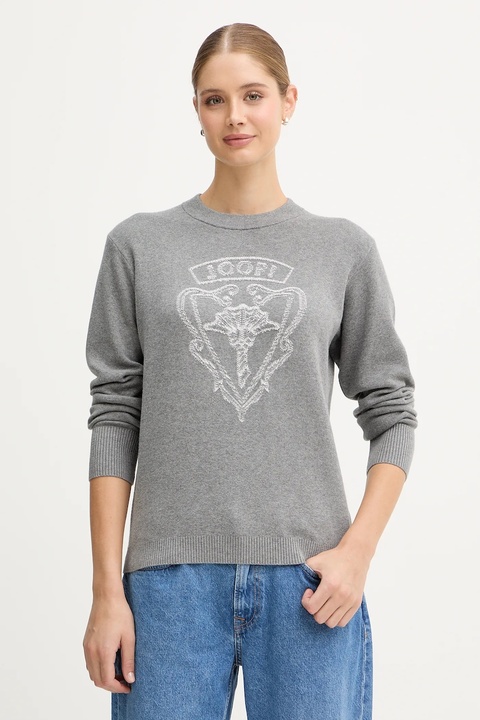Joop! sweter z domieszką jedwabiu damski kolor szary 30048477 - zdjęcie produktu nr 1