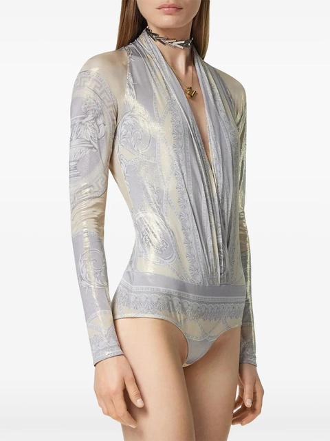 Versace La Coupe des Dieux draped bodysuit - Neutrals - zdjęcie produktu nr 2