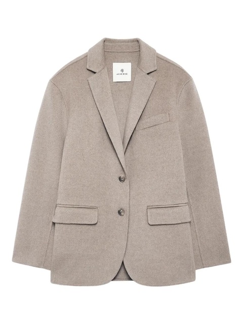 ANINE BING single-breasted long-sleeve blazer - Neutrals - zdjęcie produktu nr 1