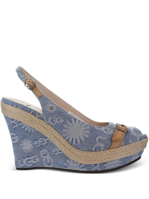 UGG Noella peep-toe wedge pumps - Blue - zdjęcie produktu nr 1