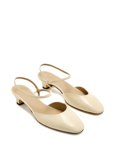 Le Monde Beryl 35mm ankle-strap heeled pumps - Neutrals - zdjęcie produktu nr 1