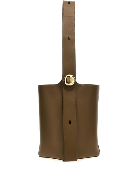 LOEWE medium Pebble bucket bag - Brown - zdjęcie produktu nr 1