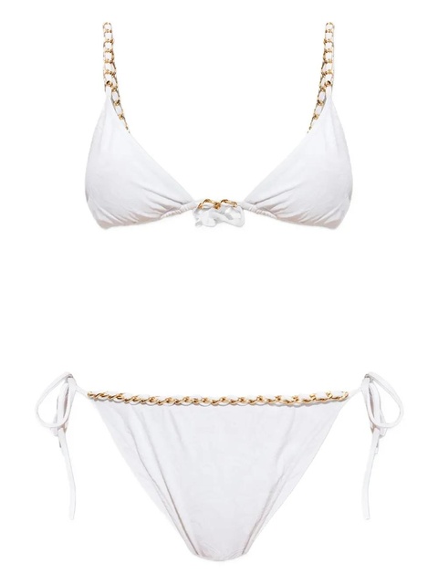 Balmain chain-embellished bikini - White - zdjęcie produktu nr 1