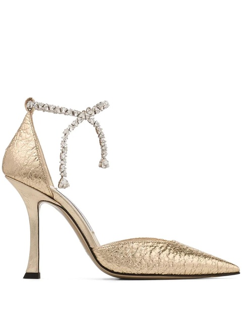 Jimmy Choo 100mm Stevie pumps - Gold - zdjęcie produktu nr 1