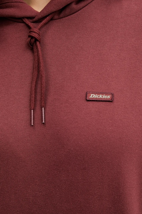Dickies bluza CLANCY damska kolor czerwony z kapturem gładka DK0A4Z2W - zdjęcie produktu nr 2