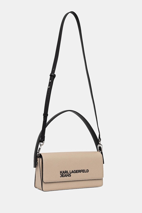 Karl Lagerfeld Jeans torebka kolor beżowy A2W30250 - zdjęcie produktu nr 2