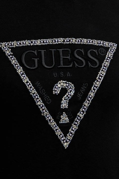 Guess sweter MELANIE damski kolor czarny lekki z golfem W5BR39 Z2NQ2 - zdjęcie produktu nr 2