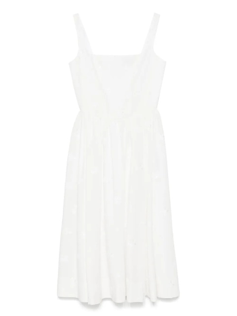 Maje embroidered midi dress - White - zdjęcie produktu nr 1