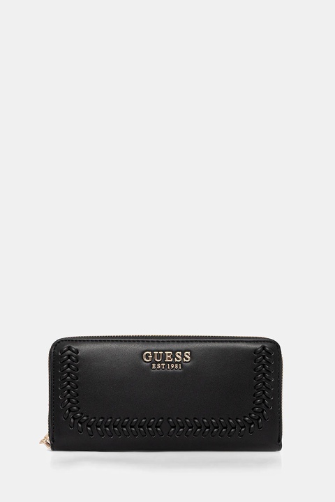 Guess portfel TATUM damski kolor czarny SWNG96 67146 - zdjęcie produktu nr 1