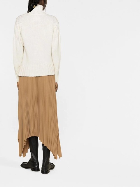 Jil Sander roll-neck cashmere jumper - White - zdjęcie produktu nr 2