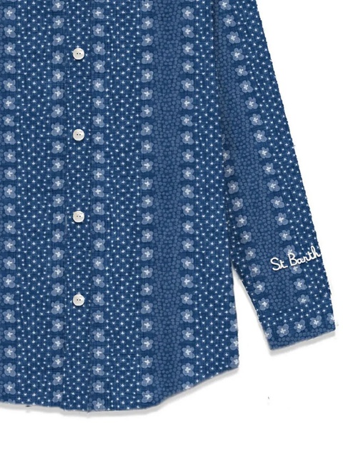 MC2 Saint Barth Brigitte shirt - Blue - zdjęcie produktu nr 1