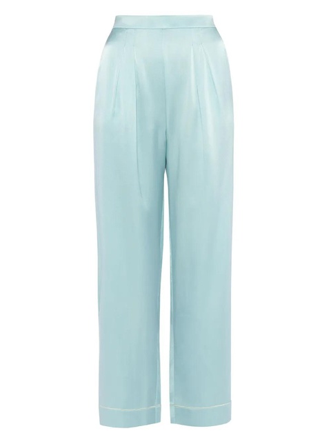 ERES Mondain silk pyjama trousers - Blue - zdjęcie produktu nr 1