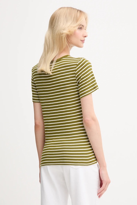 United Colors of Benetton t-shirt bawełniany damski kolor zielony 30YSE16A0 - zdjęcie produktu nr 2