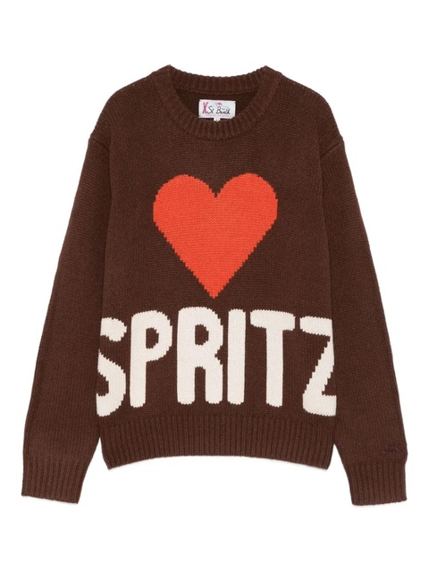 MC2 Saint Barth round-neck sweater - Brown - zdjęcie produktu nr 1